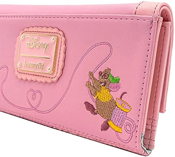 LOUNGEFLY Disney Cinderella 70th Anniversary Dress Flap Wallet 6 LOUNGEFLY Disney Cinderella 70th Anniversary Dress Flap Wallet