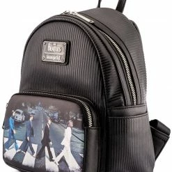 New LOUNGEFLY The Beatles Abbey Road Womens Double Strap Shoulder Bag Purse