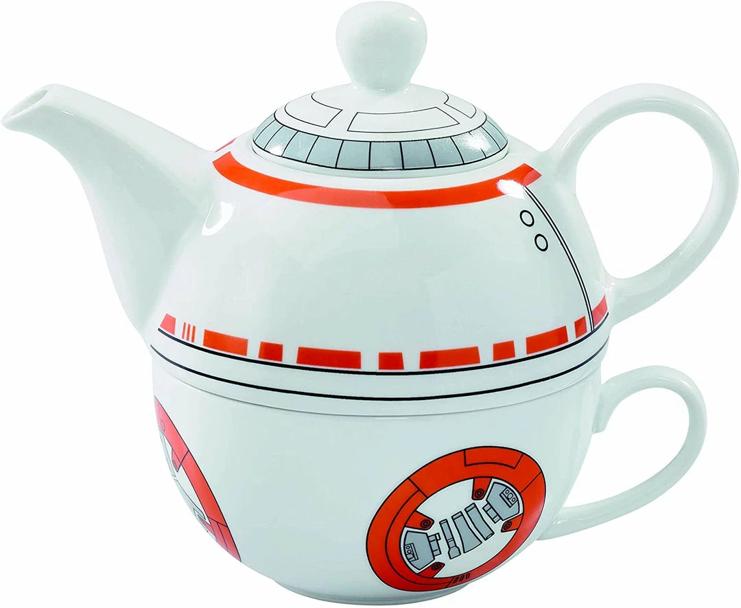 ShopHippo Star Wars BB-8 Ceramic Teapot And Cup Set 12 Ounce Pot, 6 Ounce Mug New 4 ShopHippo Star Wars BB-8 Ceramic Teapot And Cup Set 12 Ounce Pot, 6 Ounce Mug New