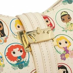 New LOUNGEFLY Pop! - Disney Princess Circles - Crossbody Bag Purse Handbag 14 New LOUNGEFLY Pop! - Disney Princess Circles - Crossbody Bag Purse Handbag