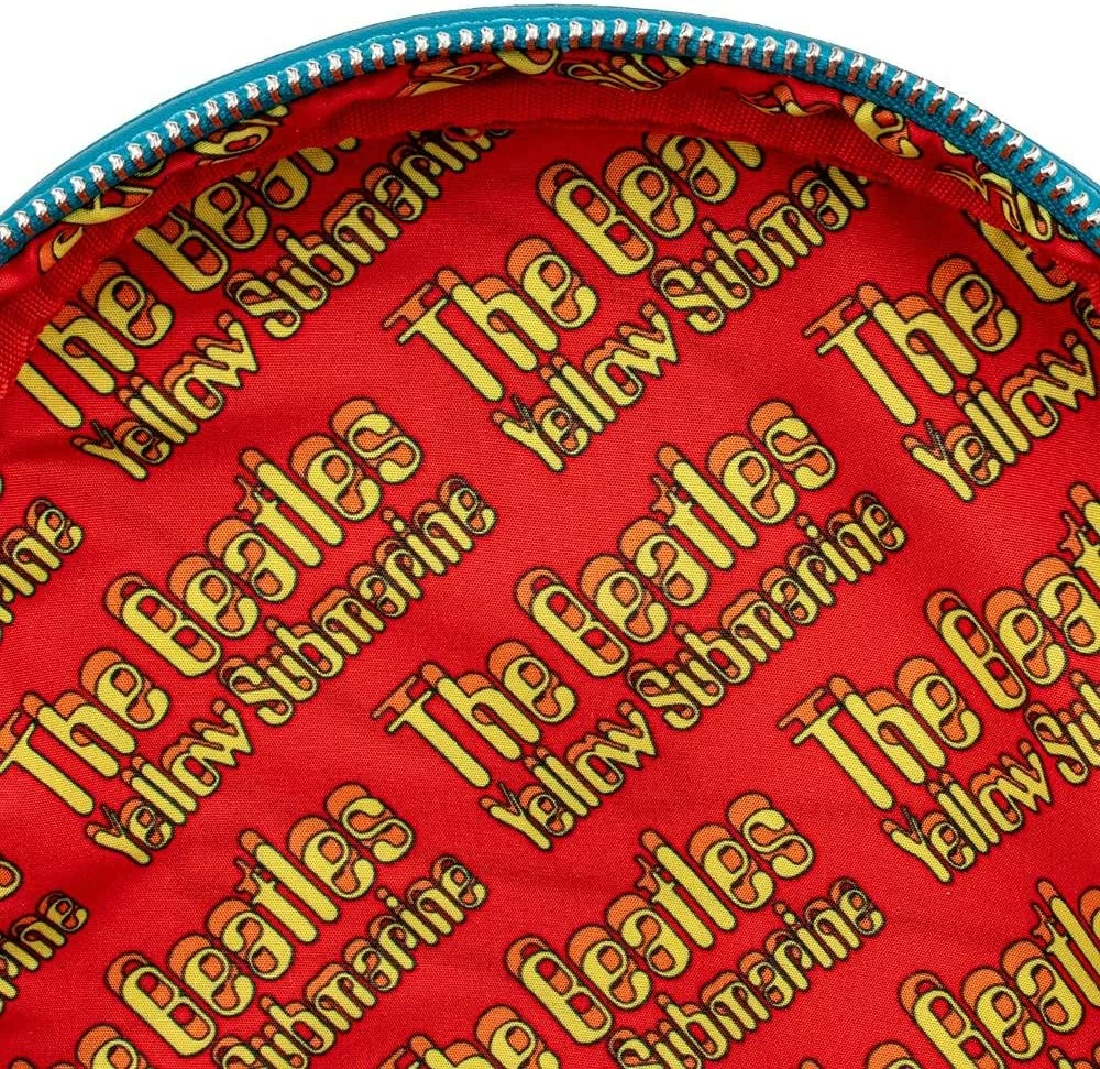 LOUNGEFLY The Beatles Yellow Submarine Womens Double Strap Shoulder Bag Purse New 8 LOUNGEFLY The Beatles Yellow Submarine Womens Double Strap Shoulder Bag Purse New