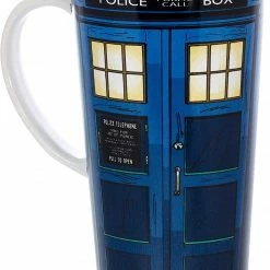 ShopHippo New Se7en20 Doctor Who Ceramic Tardis Police Box Tumbler 13th Doctor 12oz