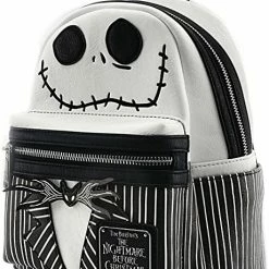New LOUNGEFLY The Nightmare Before Christmas Jack Skellington Mini Backpack
