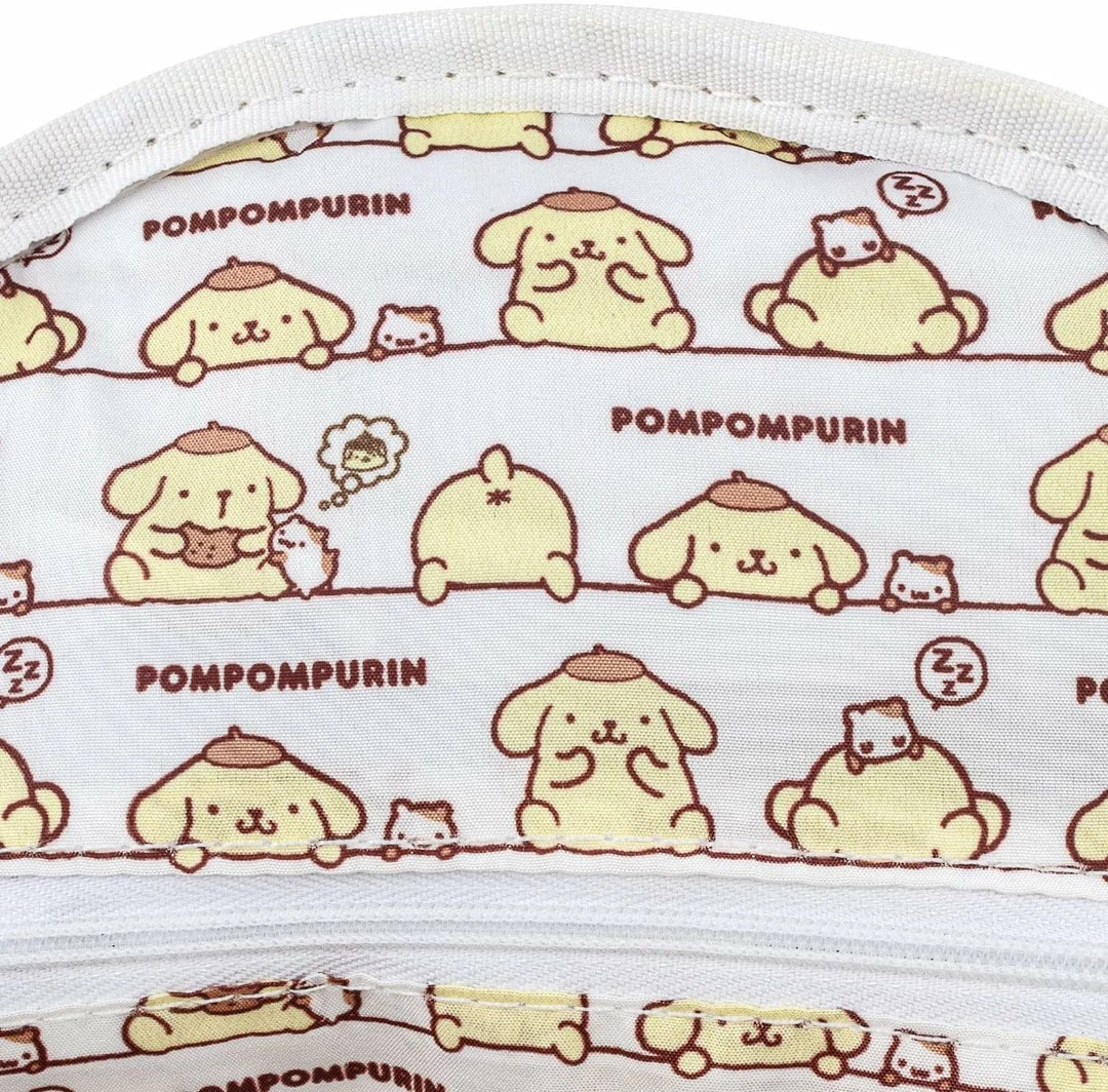 New LOUNGEFLY Sanrio Pompompurin Cosplay Adult Womens Double Strap Shoulder Bag Purse 5 New LOUNGEFLY Sanrio Pompompurin Cosplay Adult Womens Double Strap Shoulder Bag Purse