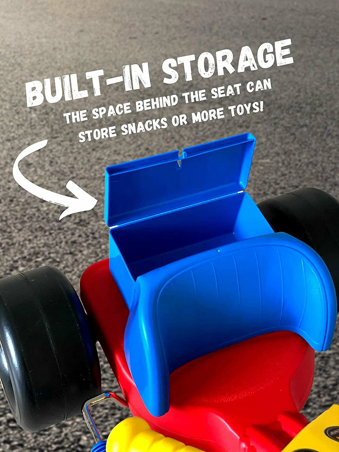 ShopHippo The Original Big Wheel 16 Inch Tricycle - Big Wheel For Kids 3-8 Boys Girls Outdoor Kids Toys Drift Trike With Spin Out Hand Brake - Rally Racer 5 ShopHippo The Original Big Wheel 16 Inch Tricycle - Big Wheel For Kids 3-8 Boys Girls Outdoor Kids Toys Drift Trike With Spin Out Hand Brake - Rally Racer