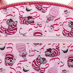 LOUNGEFLY Licensed Disney Alice In Wonderland Cheshire Cat Applique Crossbody New 7 LOUNGEFLY Licensed Disney Alice In Wonderland Cheshire Cat Applique Crossbody New