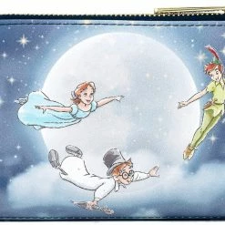 ShopHippo LOUNGEFLY Disney Peter Pan Second Star Flap Wallet New