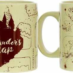 ShopHippo Seven20 Harry Potter Maruder's Map 11oz Ceramic Mug Gift Set (Set Of 2 Mugs)