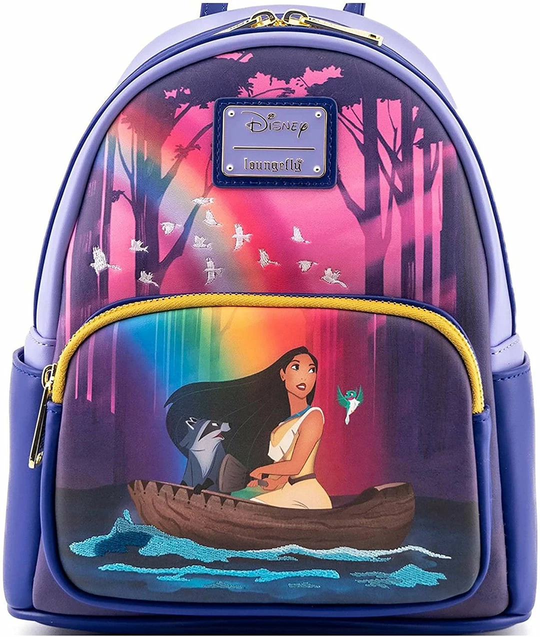 LOUNGEFLY Disney Pocohontas Just Around The River Bend Womens Double Strap Shoulder Bag Purse 9 LOUNGEFLY Disney Pocohontas Just Around The River Bend Womens Double Strap Shoulder Bag Purse