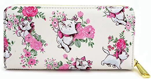 ShopHippo LOUNGEFLY Disney Marie Floral AOP Wallet New 5 ShopHippo LOUNGEFLY Disney Marie Floral AOP Wallet New