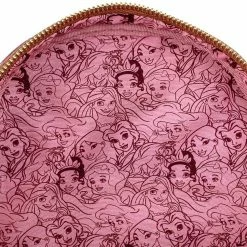 Loungefly Disney Princesses Floral Print Faux Leather Womens Double Strap Shoulder Bag Purse 8 Loungefly Disney Princesses Floral Print Faux Leather Womens Double Strap Shoulder Bag Purse