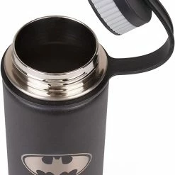 ShopHippo DC Batman Stainless Steel Water Bottle - Wide Mouth Double Walled Vacuum Insulated Bottle For Hot And Cold Beverages - 550ml/18oz New 14 ShopHippo DC Batman Stainless Steel Water Bottle - Wide Mouth Double Walled Vacuum Insulated Bottle For Hot And Cold Beverages - 550ml/18oz New