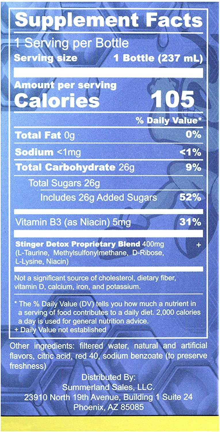 ShopHippo New Stinger Detox Whole Body Cleanser 1 Hour Extra Strength Drink – Fruit Punch – 8 FL OZ 5 ShopHippo New Stinger Detox Whole Body Cleanser 1 Hour Extra Strength Drink – Fruit Punch – 8 FL OZ