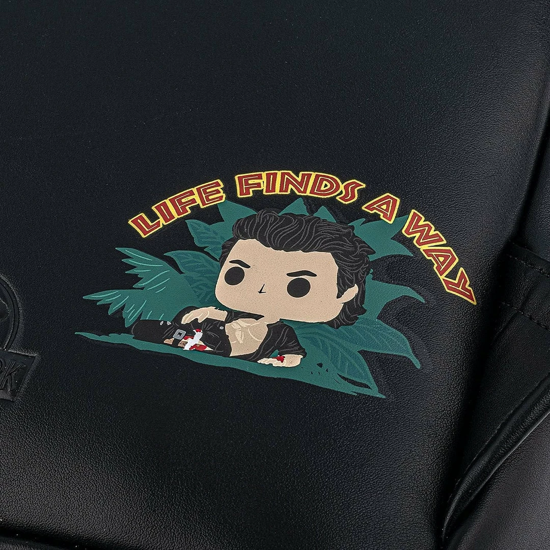 New LOUNGEFLY POP Jurassic Park Gates Womens Double Strap Shoulder Bag Purse 8 New LOUNGEFLY POP Jurassic Park Gates Womens Double Strap Shoulder Bag Purse