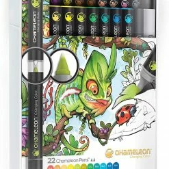 ShopHippo CHAMELEON - Chameleon Art Products, Chameleon Color Tones, Deluxe Set - 22 Pens