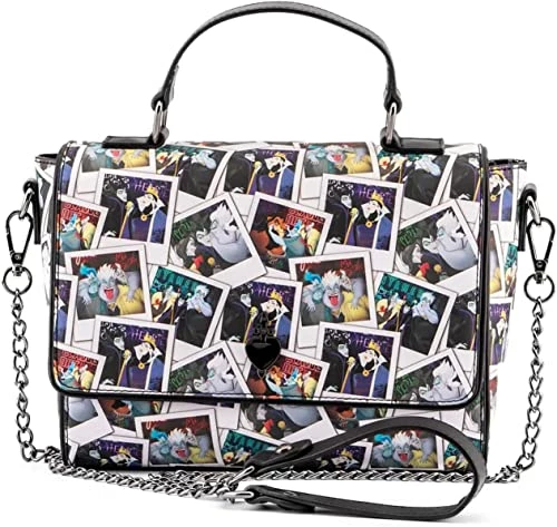 New LOUNGEFLY Disney Villains Club Crossbody Bag 3 New LOUNGEFLY Disney Villains Club Crossbody Bag