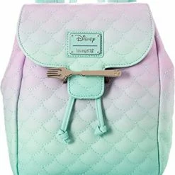 ShopHippo LOUNGEFLY Little Mermaid Ombre Scales Mini Backpack