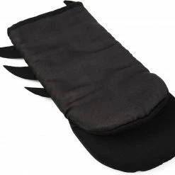 ShopHippo DC BATMAN Oven Mitt Set With Bat Symbol Design - Heat Resistant - 100% Cotton - Pair