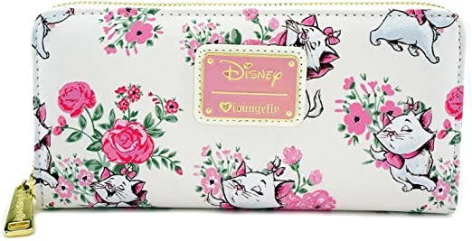 ShopHippo LOUNGEFLY Disney Marie Floral AOP Wallet New 3 ShopHippo LOUNGEFLY Disney Marie Floral AOP Wallet New