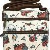 ShopHippo Loungefly X Harry Potter Tattoo All-Over Print Passport Crossbody Bag
