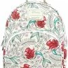 New LOUNGEFLY The Little Mermaid Ariel Allover-Print Mini Backpack 2 New LOUNGEFLY The Little Mermaid Ariel Allover-Print Mini Backpack