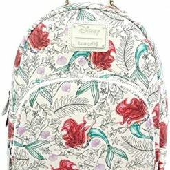 New LOUNGEFLY The Little Mermaid Ariel Allover-Print Mini Backpack