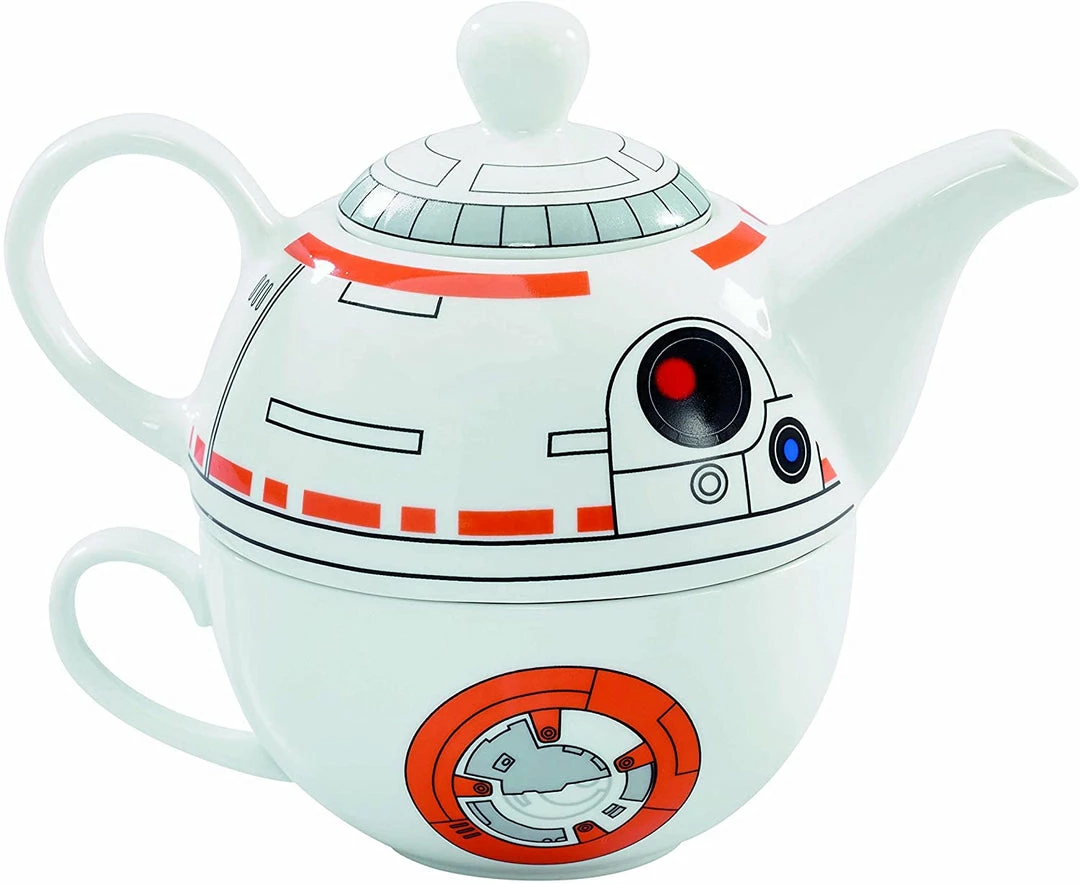 ShopHippo Star Wars BB-8 Ceramic Teapot And Cup Set 12 Ounce Pot, 6 Ounce Mug New 3 ShopHippo Star Wars BB-8 Ceramic Teapot And Cup Set 12 Ounce Pot, 6 Ounce Mug New