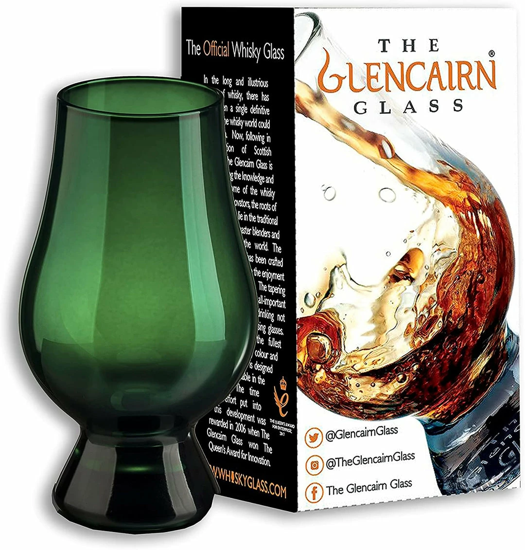 ShopHippo Green Glencairn Whisky Glass In Gift Carton New 3 ShopHippo Green Glencairn Whisky Glass In Gift Carton New