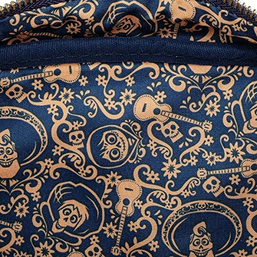 LOUNGEFLY Pixar Coco Marigold Bridge Guitar Strap Crossbody New 5 LOUNGEFLY Pixar Coco Marigold Bridge Guitar Strap Crossbody New