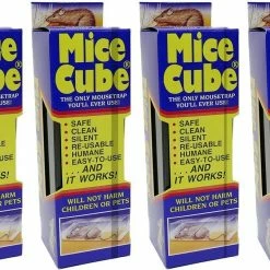 ShopHippo New Mice Cube Reusable Humane Mouse Trap 4 Pack