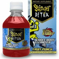ShopHippo New Stinger Detox Whole Body Cleanser 1 Hour Extra Strength Drink – Fruit Punch – 8 FL OZ