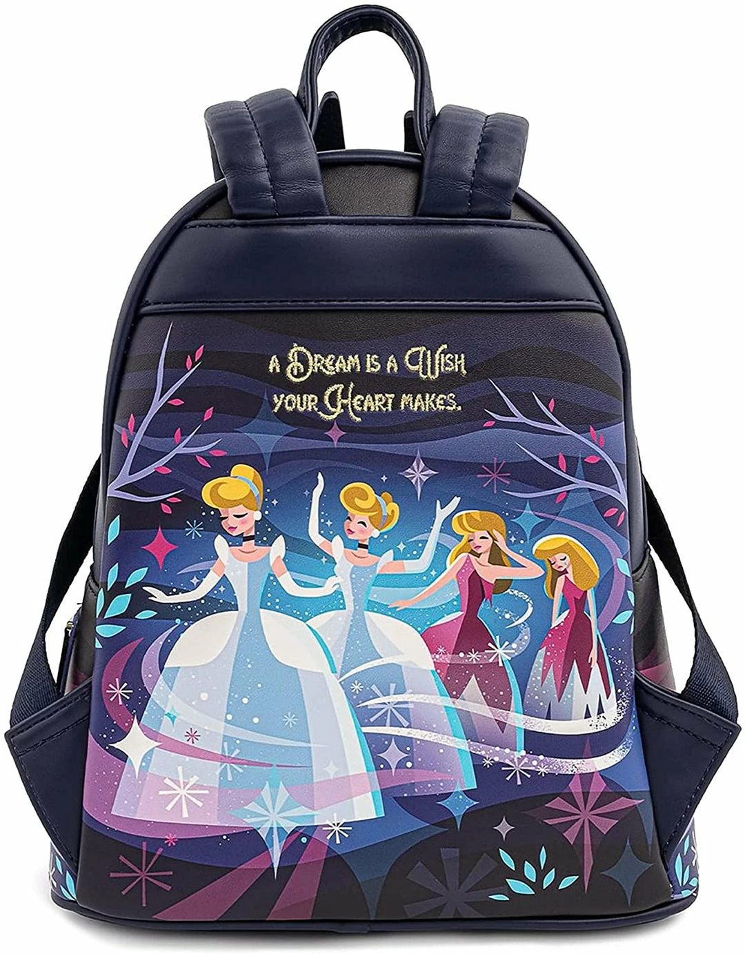 LOUNGEFLY Disney Cinderella Castle Series Womens Double Strap Shoulder Bag Purse 6 LOUNGEFLY Disney Cinderella Castle Series Womens Double Strap Shoulder Bag Purse