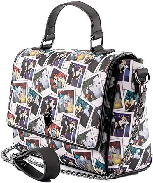 New LOUNGEFLY Disney Villains Club Crossbody Bag 5 New LOUNGEFLY Disney Villains Club Crossbody Bag
