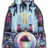 LOUNGEFLY Disney Cinderella Castle Series Womens Double Strap Shoulder Bag Purse