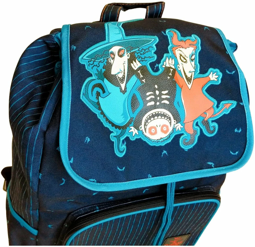 ShopHippo New Loungefly Nightmare Before Christmas Boogie's Boys - Lock, Shock And Barrel Canvas Slouch Backpack 6 ShopHippo New Loungefly Nightmare Before Christmas Boogie's Boys - Lock, Shock And Barrel Canvas Slouch Backpack
