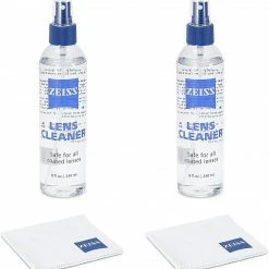 Zeiss Lens Care Pack - 2 - 8 Ounce Bottles Of Lens Cleaner, 2 Microfiber Cleaning Cloths