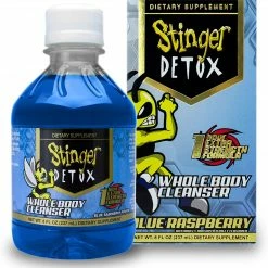 ShopHippo Stinger Detox Whole Body Cleanser 1 Hour Extra Strength Drink – Blue Raspberry – 8 FL OZ New