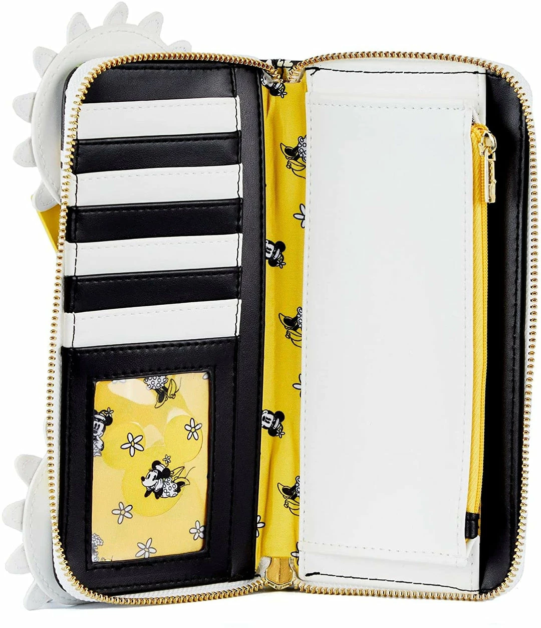 LOUNGEFLY Disney Minnie Mouse Daisies Zip-Around Wallet Minnie Mouse One Size New 6 LOUNGEFLY Disney Minnie Mouse Daisies Zip-Around Wallet Minnie Mouse One Size New