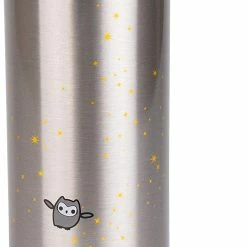 ShopHippo New Harry Potter Stainless Steel Water Bottle - Steel With With Harry, Ron And Hermione Chibi Character Design - 550ml