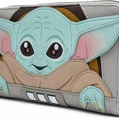 LOUNGEFLY Star Wars Baby Yoda The Mandalorian Wallet New 9 LOUNGEFLY Star Wars Baby Yoda The Mandalorian Wallet New