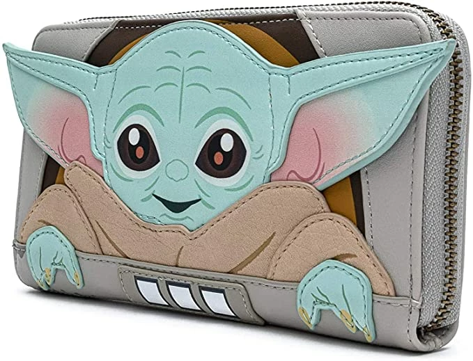 LOUNGEFLY Star Wars Baby Yoda The Mandalorian Wallet New 6 LOUNGEFLY Star Wars Baby Yoda The Mandalorian Wallet New