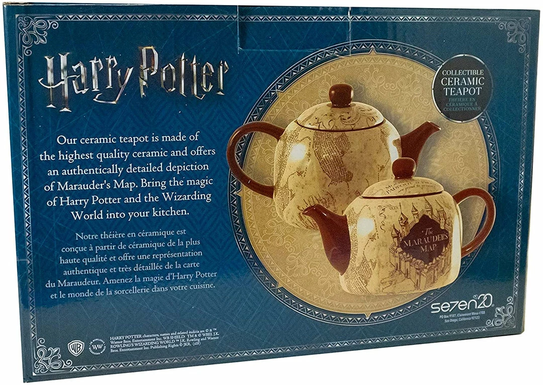 ShopHippo New Seven20 Harry Potter Marauder's Map Ceramic Teapot, Standard Size, Burgundy 7 ShopHippo New Seven20 Harry Potter Marauder's Map Ceramic Teapot, Standard Size, Burgundy