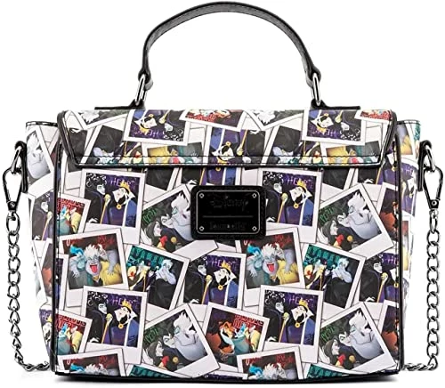 New LOUNGEFLY Disney Villains Club Crossbody Bag 6 New LOUNGEFLY Disney Villains Club Crossbody Bag