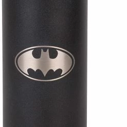 ShopHippo DC Batman Stainless Steel Water Bottle - Wide Mouth Double Walled Vacuum Insulated Bottle For Hot And Cold Beverages - 550ml/18oz New