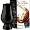New Black Glencairn Whisky Glass In Gift Carton