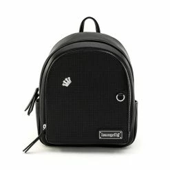 LOUNGEFLY Black Pin Trader Collector Mini Backpack New
