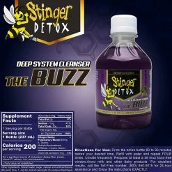 ShopHippo Stinger Detox Buzz 5X Extra Strength Drink – Grape Flavor – 8 FL OZ