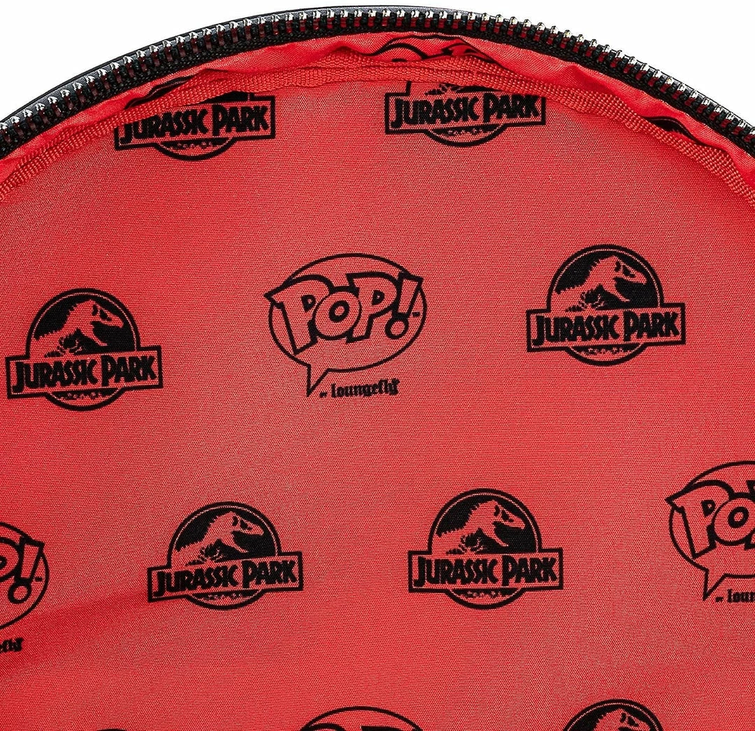 New LOUNGEFLY POP Jurassic Park Gates Womens Double Strap Shoulder Bag Purse 5 New LOUNGEFLY POP Jurassic Park Gates Womens Double Strap Shoulder Bag Purse