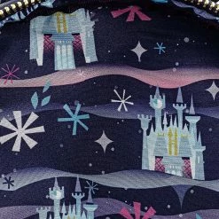 LOUNGEFLY Disney Cinderella Castle Series Womens Double Strap Shoulder Bag Purse 10 LOUNGEFLY Disney Cinderella Castle Series Womens Double Strap Shoulder Bag Purse