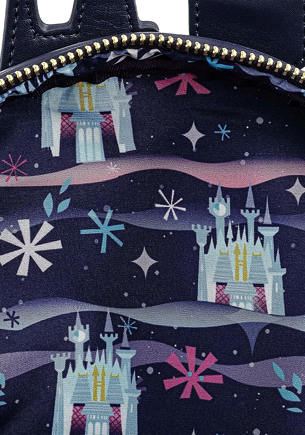 LOUNGEFLY Disney Cinderella Castle Series Womens Double Strap Shoulder Bag Purse 5 LOUNGEFLY Disney Cinderella Castle Series Womens Double Strap Shoulder Bag Purse